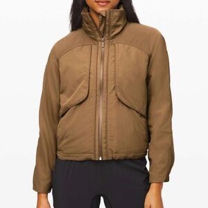 Lululemon Always Effortless Jacket- Frontier (tan)- size 8